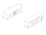 TV-bord Camcate 100