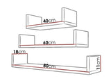 Hanging shelves set Sarasota 105
