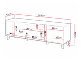 TV stand Charlotte H106