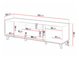 TV stand Charlotte H106