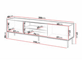 TV-bord Charlotte 163