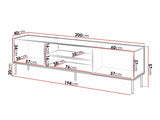 TV-bord Charlotte 163