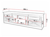 TV stand Charlotte 165
