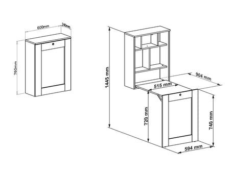 Skrivebord Buffalo 104