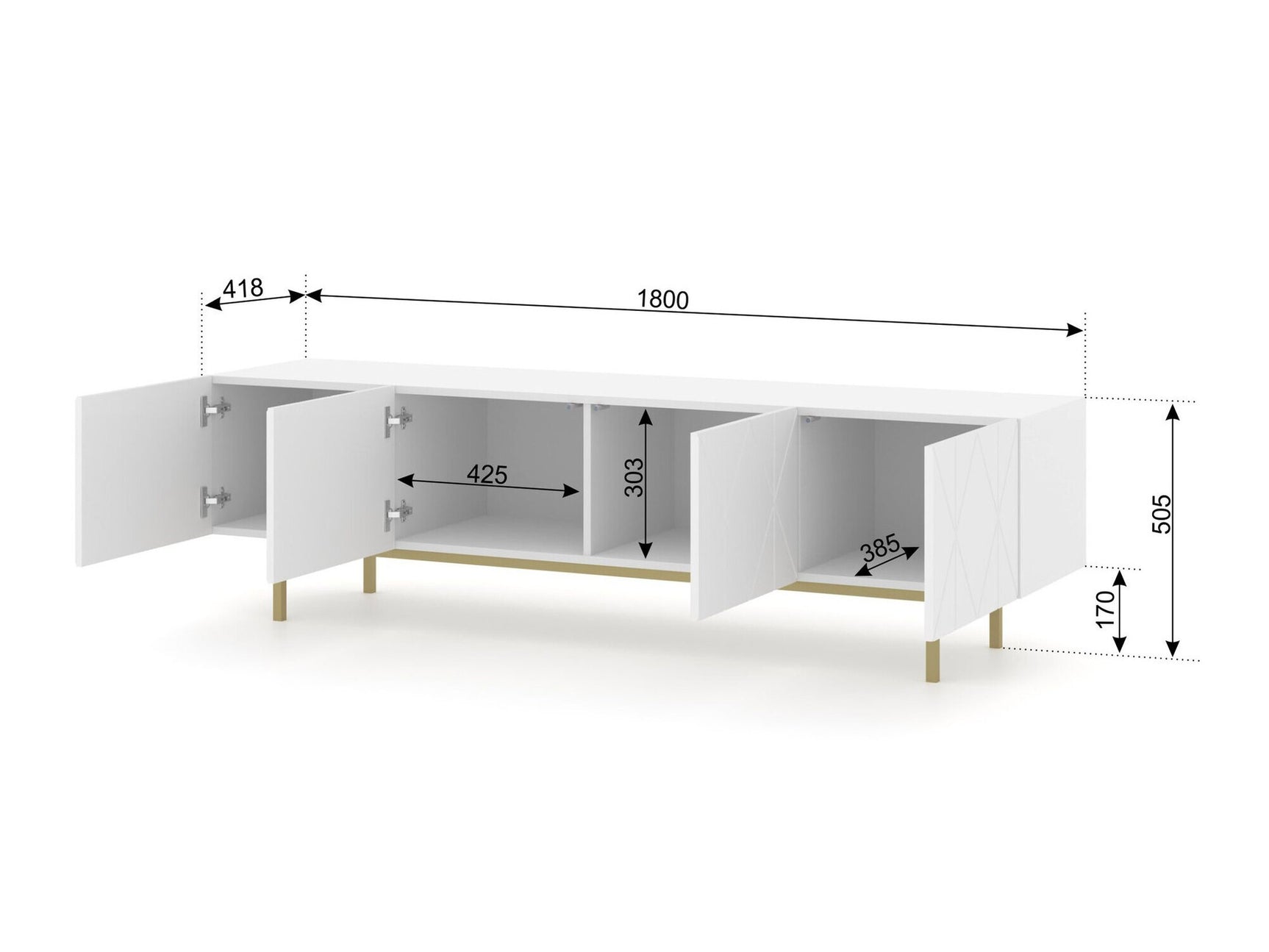 TV-bord Buffalo 134