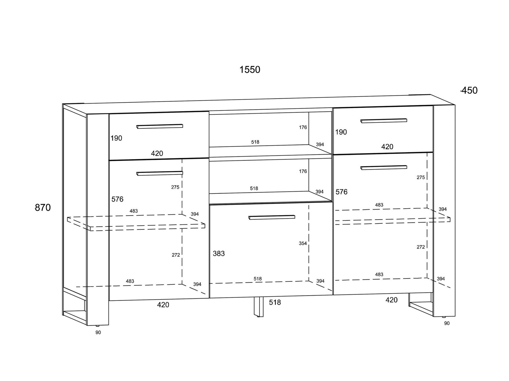 Kommode Cordoro 102