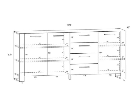 Kommode Cordoro 104