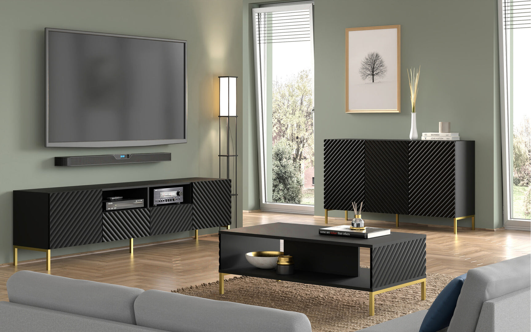 TV-bord Fivremu 104