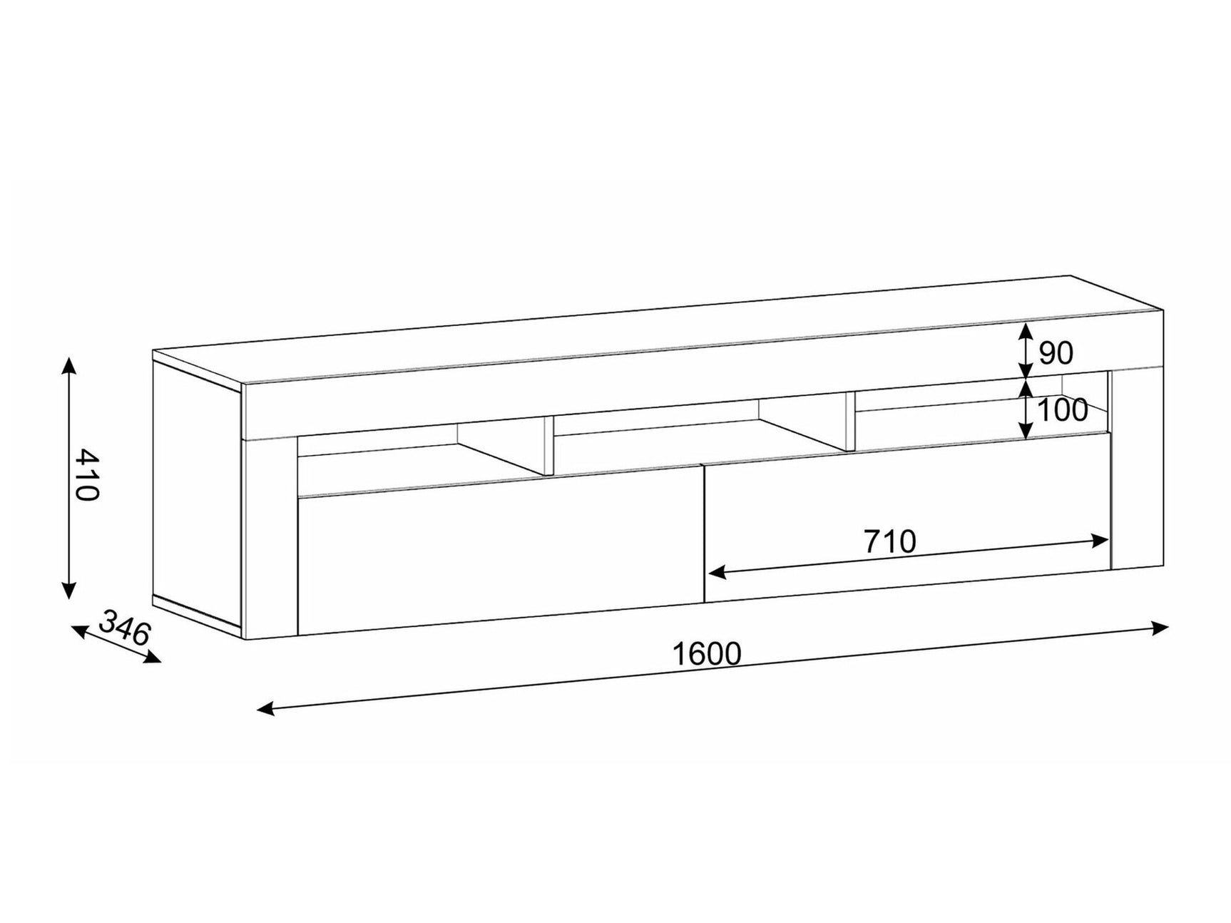 TV-bord Buffalo 149