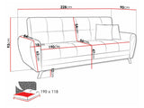 Sovesofa Columbus 156