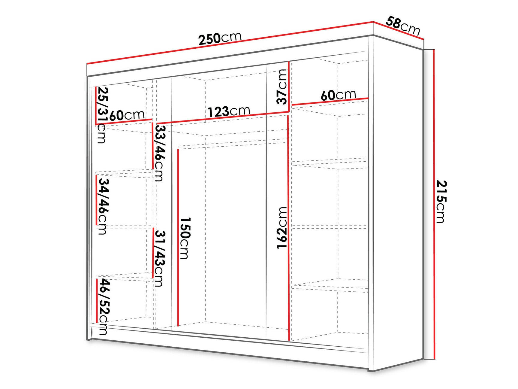 Garderobe Closico 184