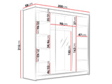 Garderobe Closico 185