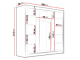 Garderobe Closico 185