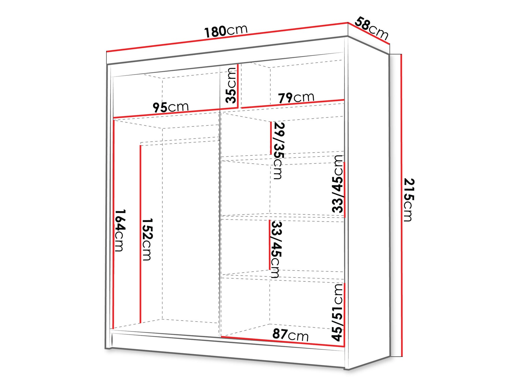 Garderobe Closico 186