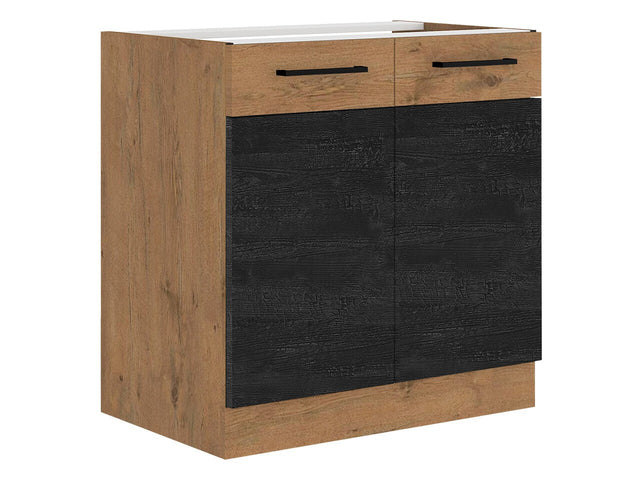 Modulskab med låger Wood Dark 102