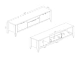 TV-bord Dunremo 106
