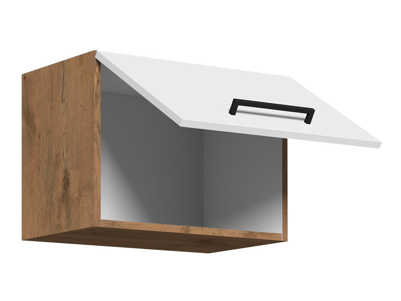 Modulært vægskab Wood Dark 111