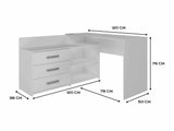 Hjørneskrivebord Mandeville 131