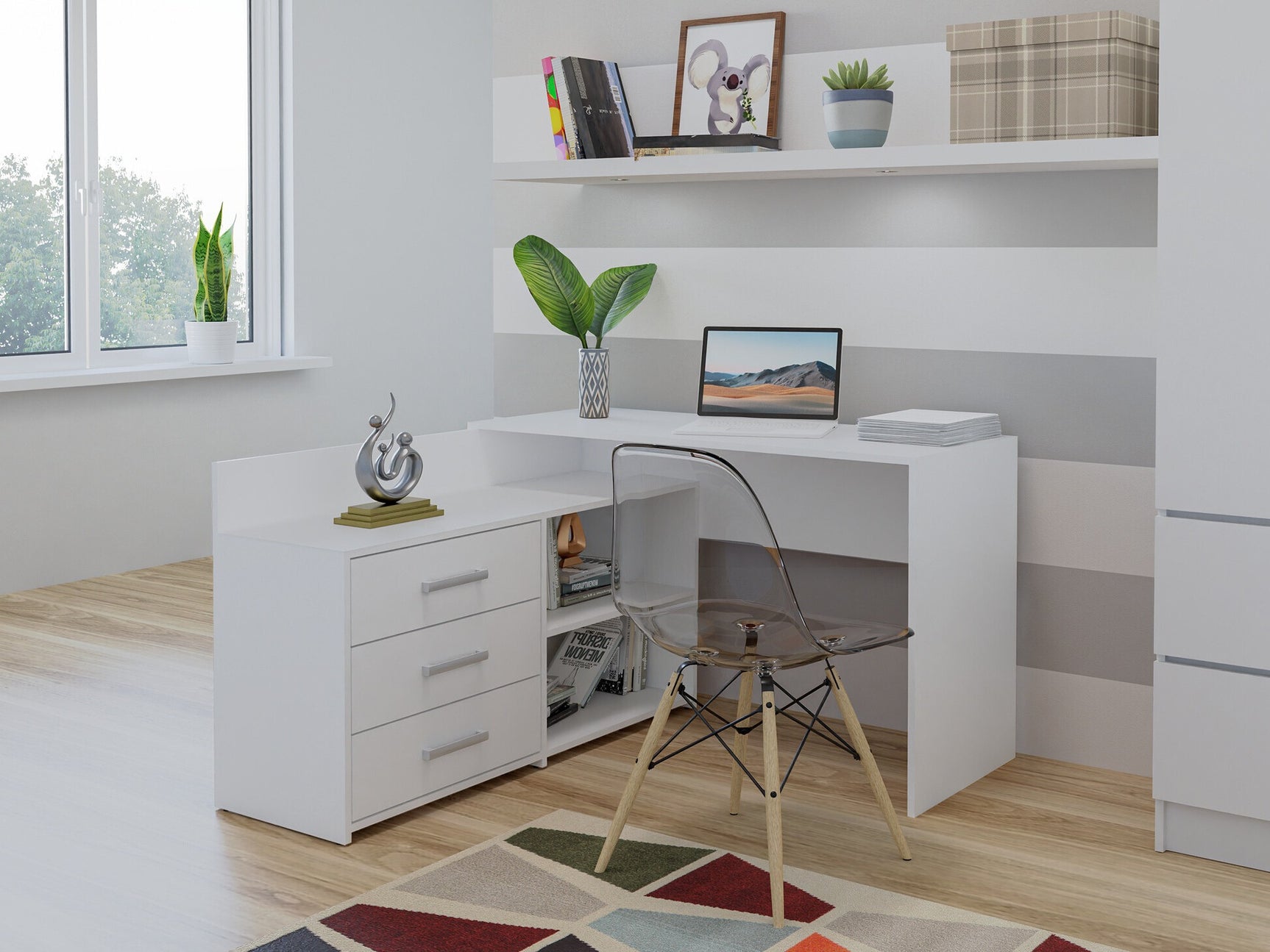 Hjørneskrivebord Mandeville 131