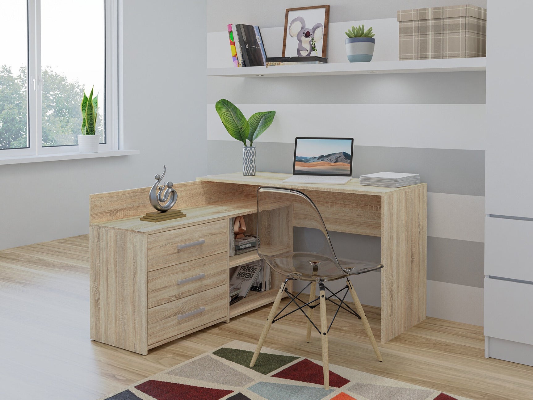 Hjørneskrivebord Mandeville 131