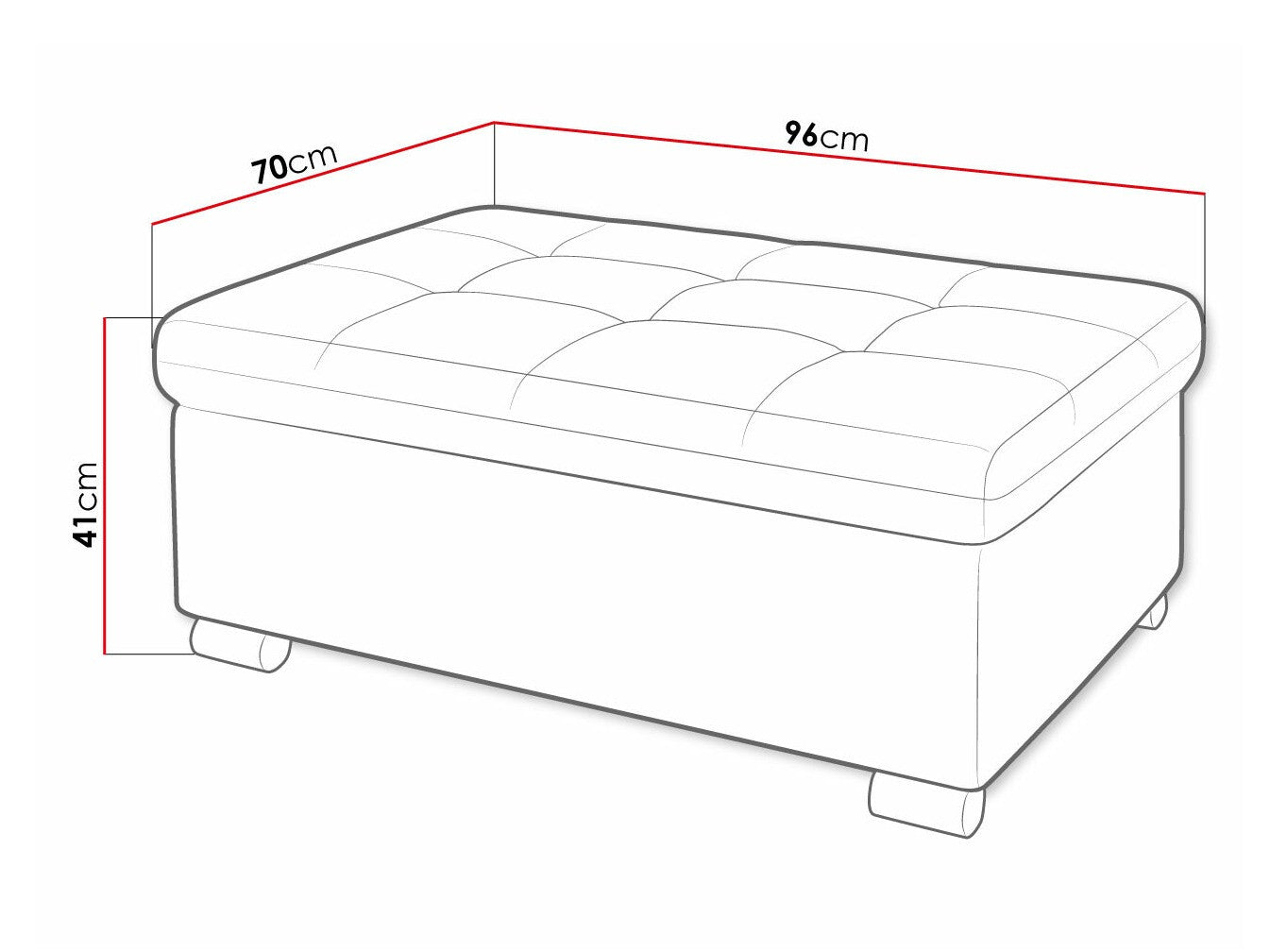 Polstret bænk Comfivo 118