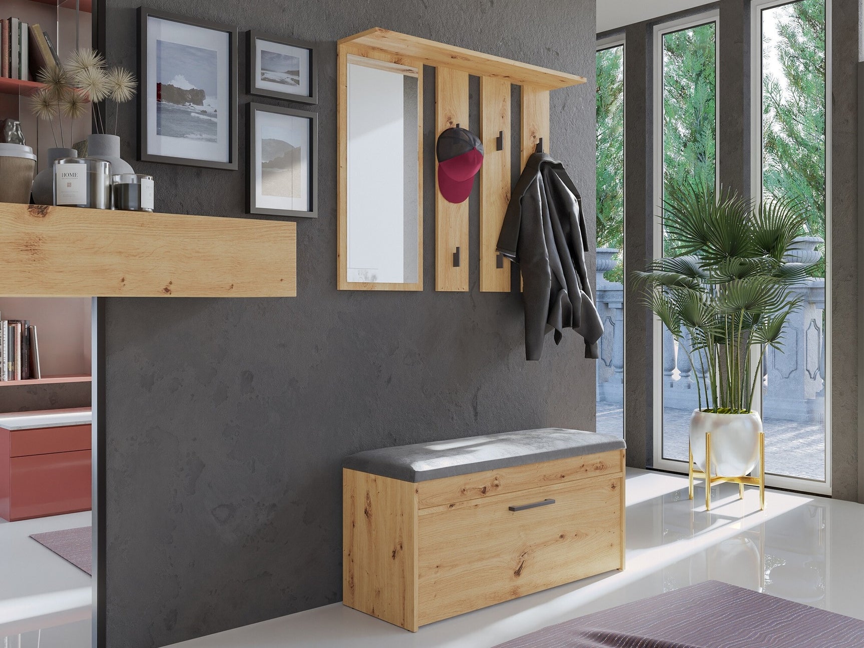 Knagerække Mandeville 210