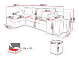 Hjørnesofa Memphis 124