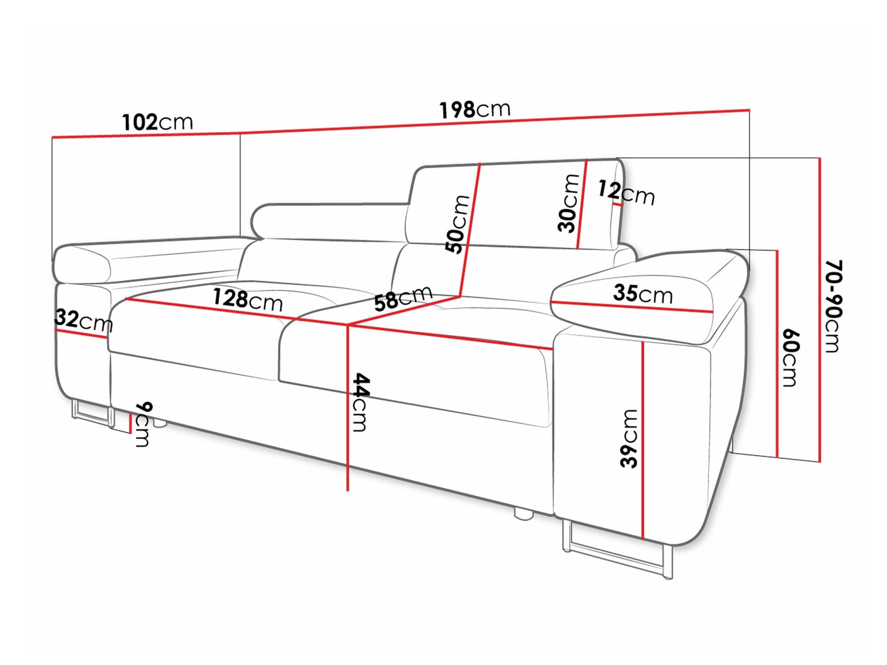 Sofa Comfivo Eliferu 105