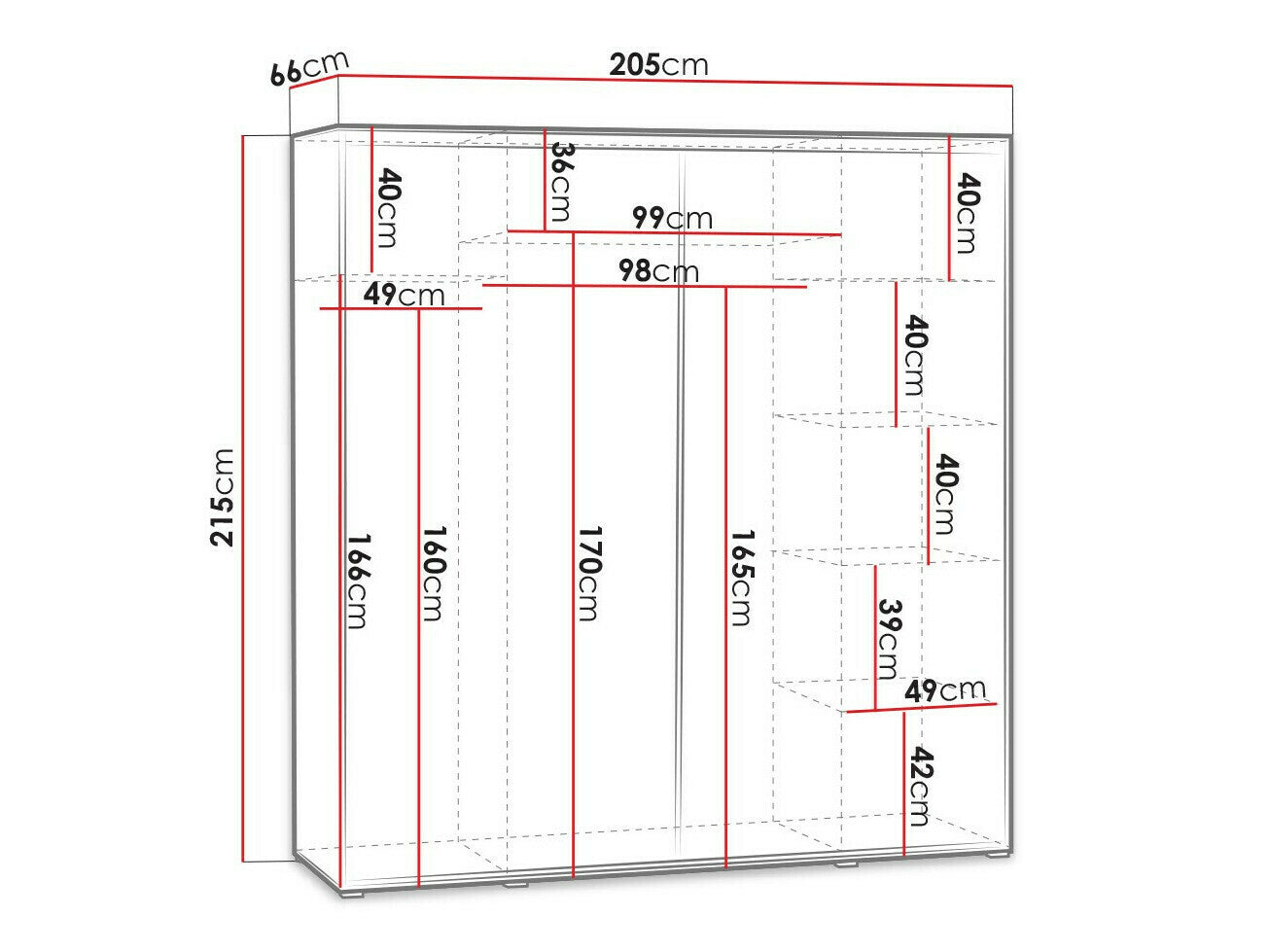 Garderobe Murrieta 135