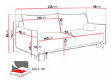 Sovesofa Columbus 216