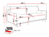 Sovesofa Columbus 216
