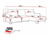 Hjørnesofa Columbus 224