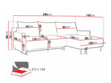 Hjørnesofa Columbus 224