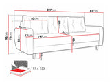 Sovesofa Memphis 143