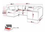 Hjørnesofa Providence 145