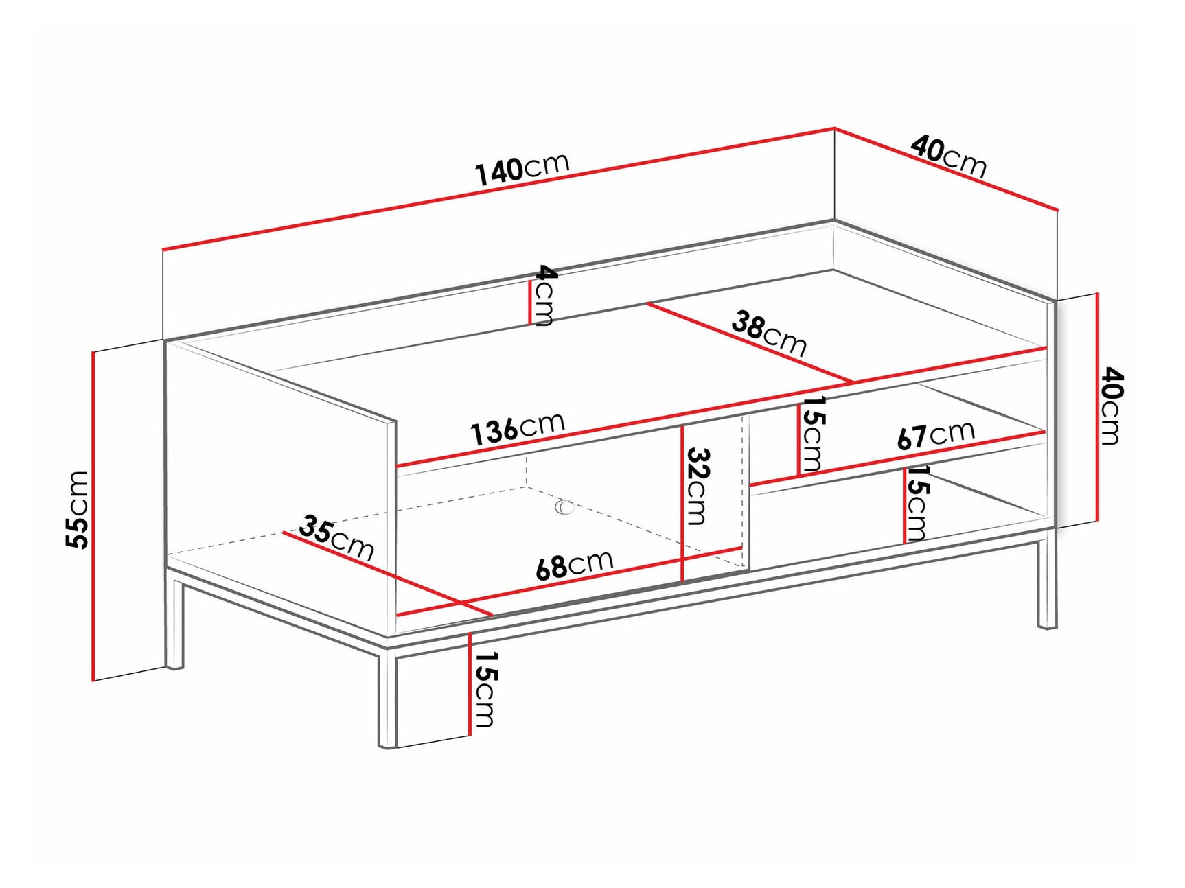 TV stand Comfivo U104