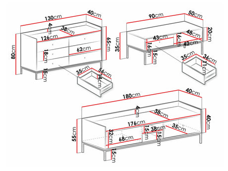 Living room set Comfivo U107