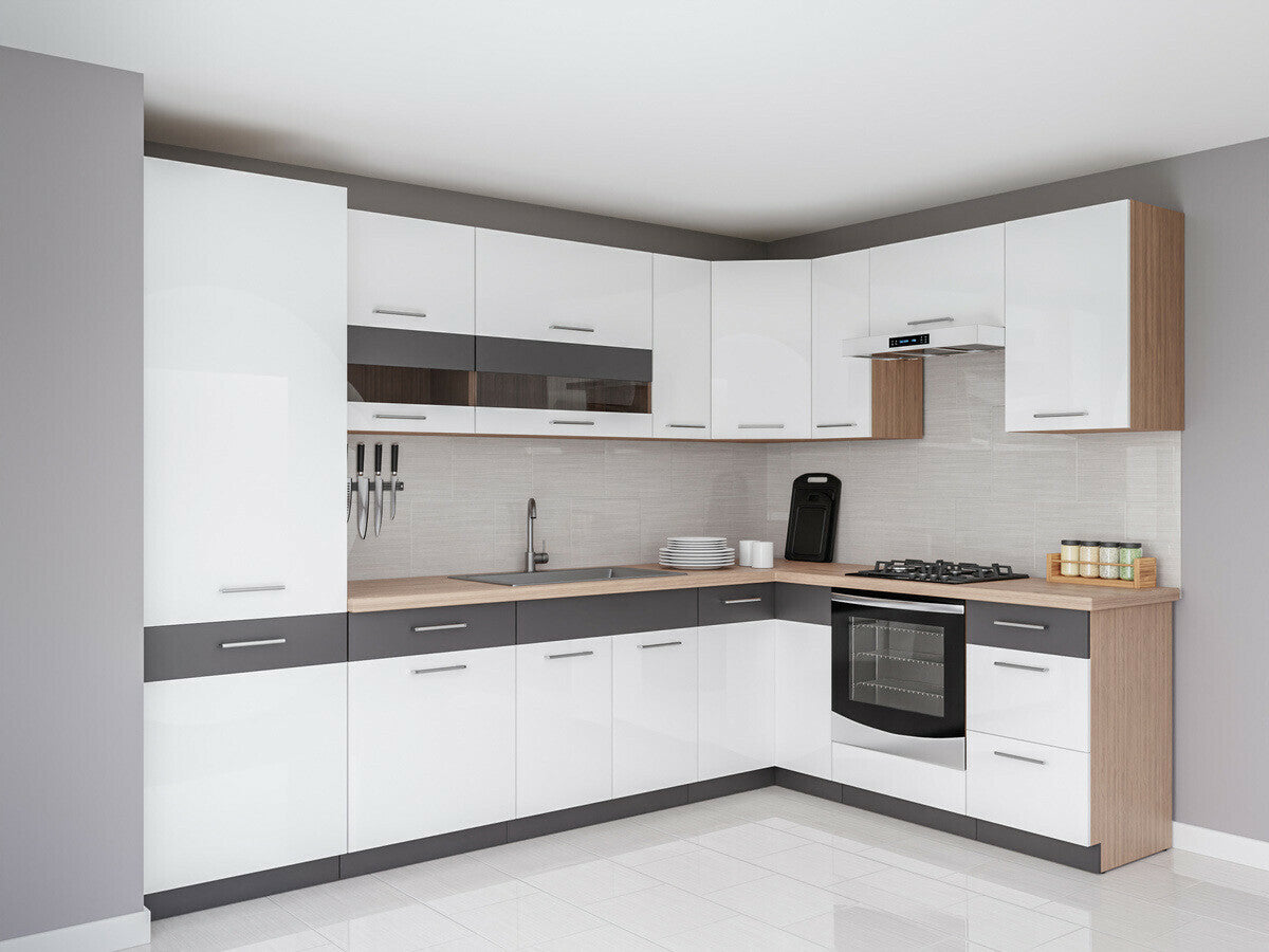 Modulopbygget køkkensæt Mode White 130