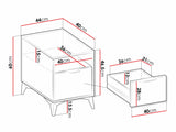 Sengebord Comfivo Y104