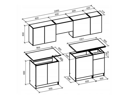 Køkkensæt Houston 1720
