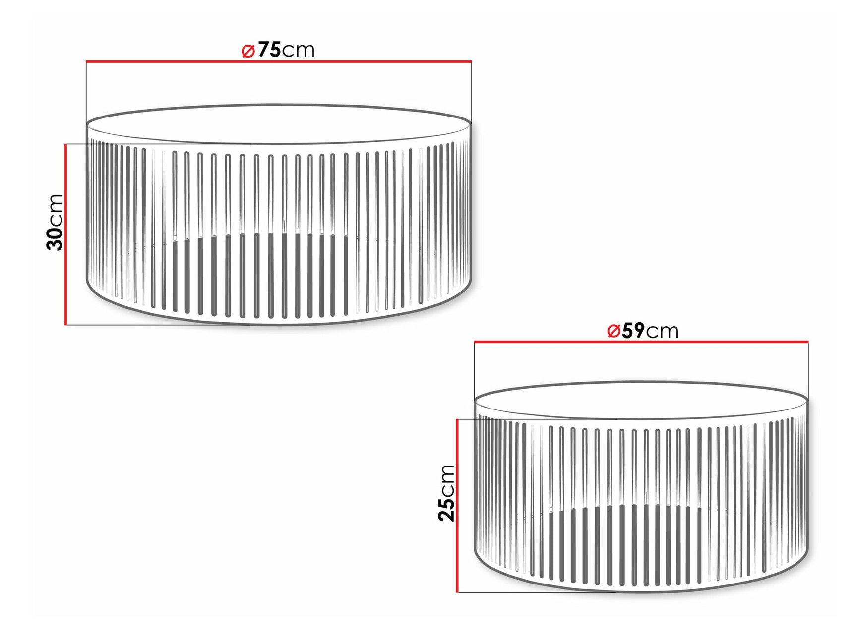 Sofabord-sæt Oswego 124