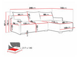 Corner sofa Columbus 226