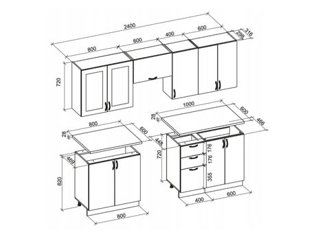 Køkkensæt Houston 1730