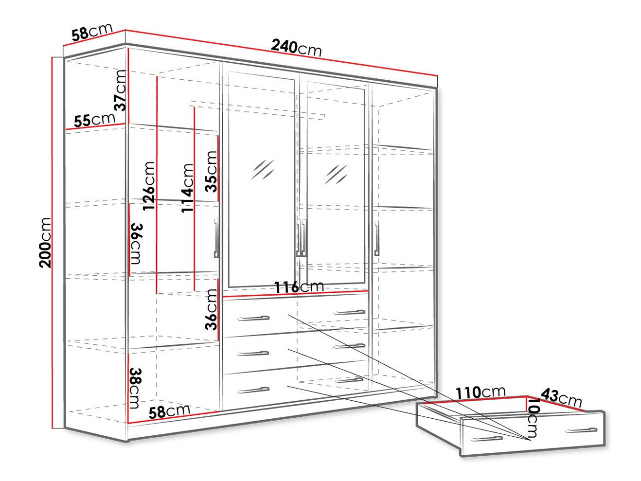 Garderobe Honolulu A151