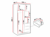Wardrobe Honolulu D108