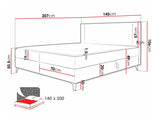 Continental bed Memphis 147