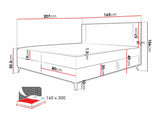 Continental bed Memphis 147