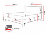 Continental bed Memphis 147