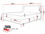 Continental bed Memphis 147