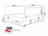 Continental bed Memphis 147
